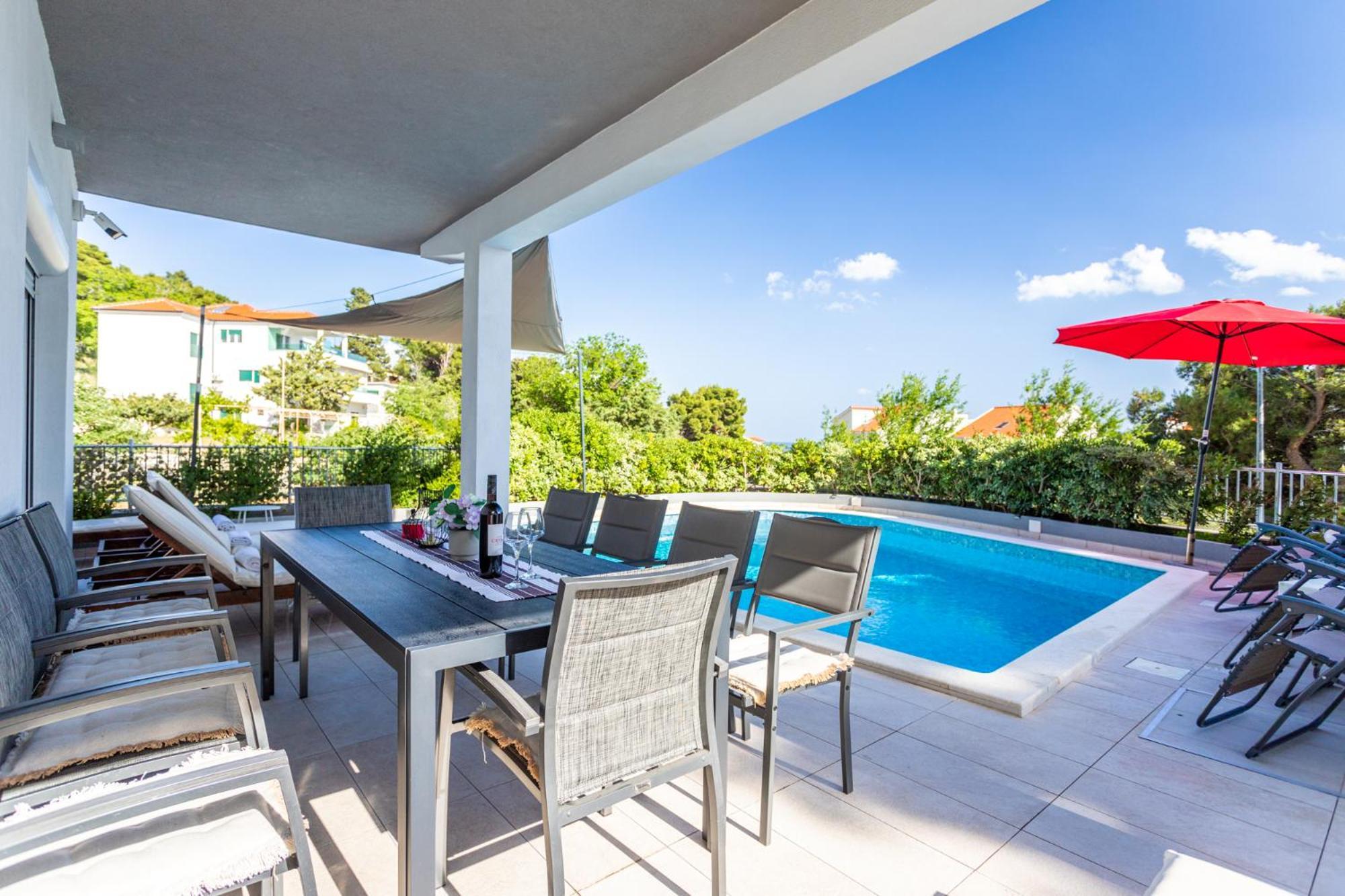 Magnificent Villa With Pool, Hot Tub, Sea View, Sauna Mimice Ngoại thất bức ảnh